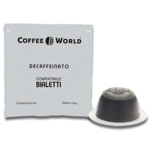 COFFEE WORLD - 75 CIALDE DEK COMPATIBILI BIALETTI*