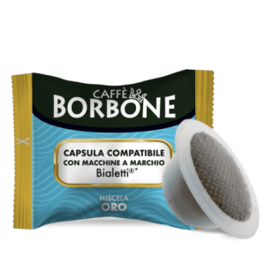 BORBONE - 100 CAPSULE COMPATIBILI BIALETTI® MISCELA ORO