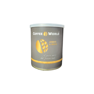 COFFEE WORLD - CAFFE' MACINATO FRESCO IN BARATTOLO PER MOKA (250 GR)