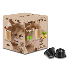 COFFEE WORLD - GINSENG 16 CAPSULE COMPATIBILI NESCAFÉ* DOLCE GUSTO*