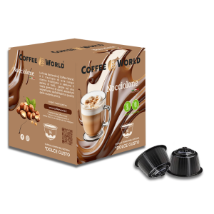 COFFEE WORLD - NOCCIOLINO - 16 CAPSULE COMPATIBILI NESCAFÉ* DOLCE GUSTO*