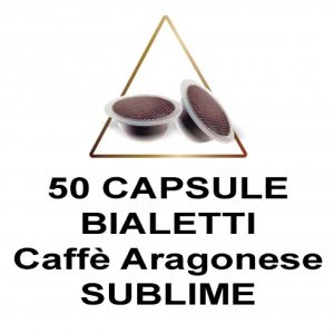 CAFFE' ARAGONESE MISCELA SUBLIME 50 CAPSULE COMPATIBILI BIALETTI