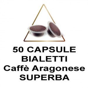 CAFFE’ ARAGONESE MISCELA SUPERBA 50 CAPSULE COMPATIBILI BIALETTI