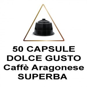 CAFFE’ ARAGONESE MISCELA SUPERBA 50 CAPSULE COMPATIBILI DOLCE GUSTO