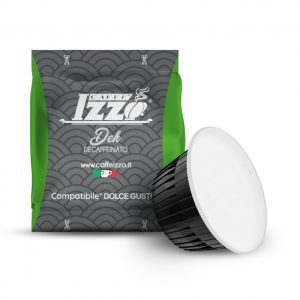 IZZO 6 CONFEZIONI DA 16 CAPSULE MISCELA DECAFFEINATO COMPATIBILI DOLCE GUSTO
