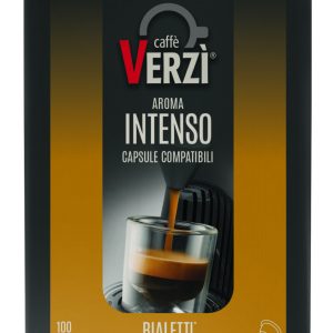 VERZI' 100 CAPSULE AROMA INTENSO COMPATIBILI BIALETTI