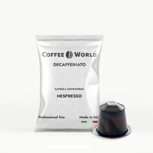 COFFEE WORLD 15 CAPSULE MISCELA DECAFFEINATO COMPATIBILI NESPRESSO