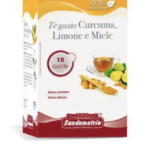 TÈ GUSTO CURCUMA LIMONE E MIELE IN CIALDE ESE 44. (18 cialde )